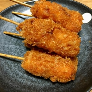 玉ねぎと豚ロースの串カツ♪